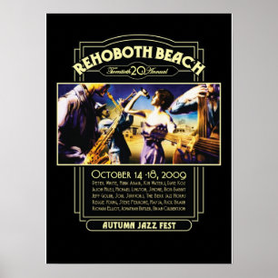 Affiche Rehoboth Beach Automne Jazz Fest 2009