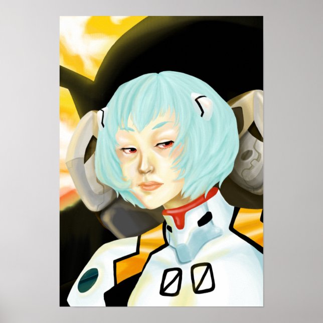 Affiche Rei Ayanami (Devant)