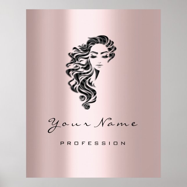 Affiche Reika Beauty Studio Coiffeur maquillage Artiste (Devant)