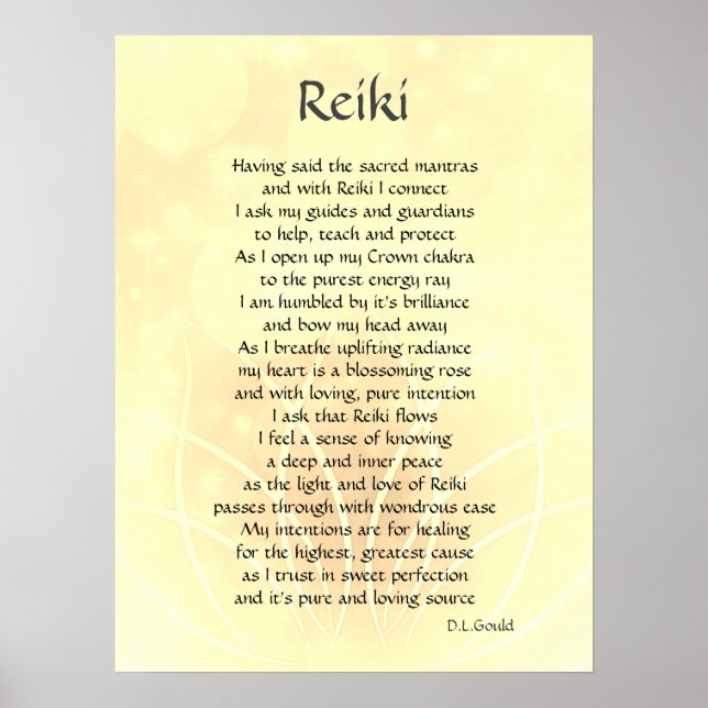 Affiche Reiki (Devant)