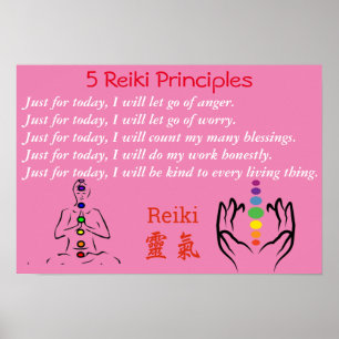 Affiche Reiki/Chakra