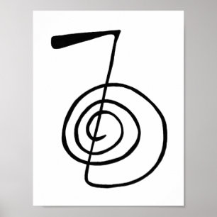 Affiche Reiki : Cho Ku Rei : Le symbole de puissance