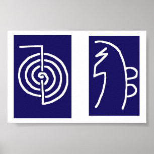 Affiche REIKI GUÉRISSANT le guérisseur de distance de