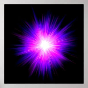 Affiche Reiki guérisseur guérisseur flamme énergie chakra