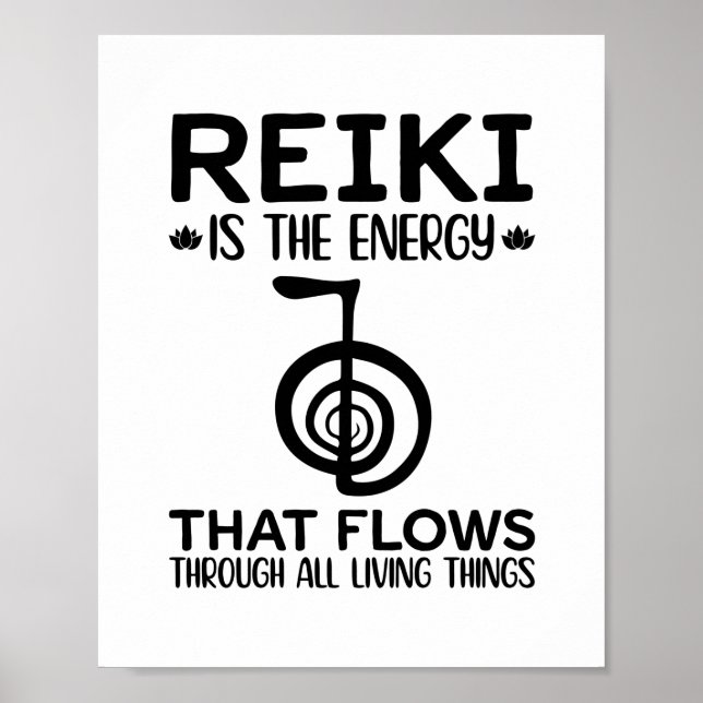 Affiche Reiki | Master Healing (Devant)