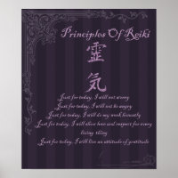 Reiki Principes Juste Pour Aujourd'Hui Et Symbole