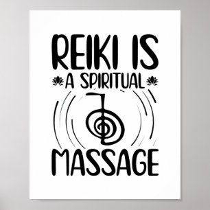 Affiche Reiki Sayings   Yoga Healing Energy Chakras Cadeau