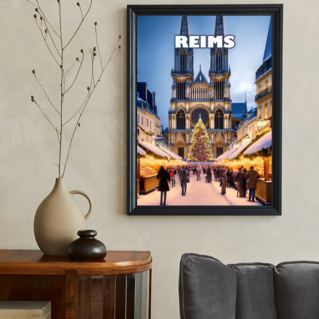 Affiche Reims Christmas Elegance (Créateur téléchargé)