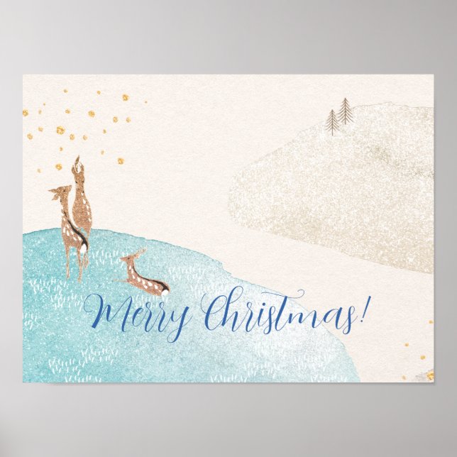 Affiche Reindee de vacances d'hiver (Devant)