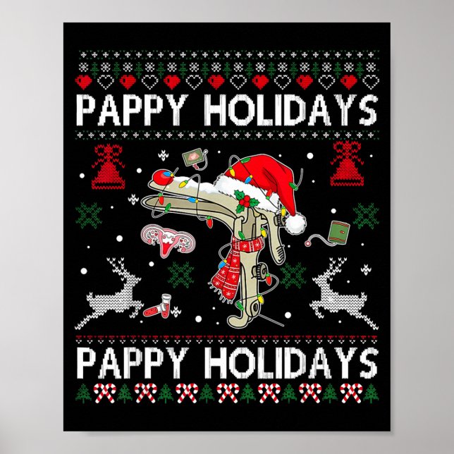 Affiche Reindeer Speculum Obgyn Nurse Ugly Christmas Obste (Devant)