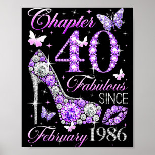 Affiche Reine de 40 ans Chapitre 40 Fabuleuse depuis 1986