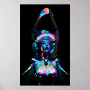 Affiche Reine de beauté invisible