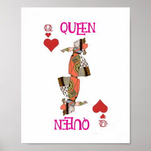AFFICHE REINE DE COEUR - ALICE AU PAYS DES MERVEILLES
