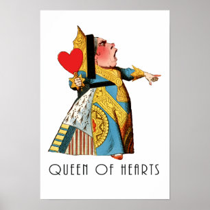 Affiche Reine de Cœur Alice au Pays des Merveilles Classiq