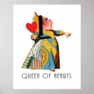 Affiche Reine de Cœur Alice au Pays des Merveilles Classiq