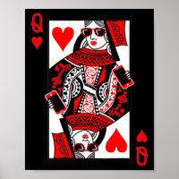 Reine de coeur féminine - Saint-Valentin vintage C