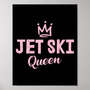 Affiche Reine de Jet Ski amoureuse de Jet-ski