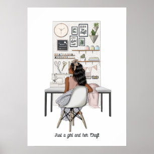 Affiche Reine de l'artisanat élégant