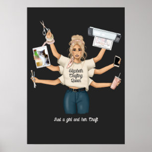 Affiche Reine de l'artisanat fantaisiste