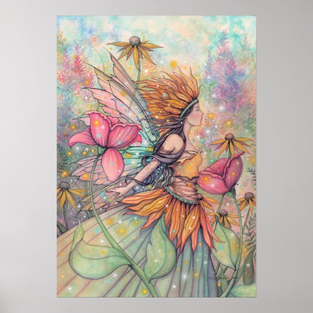 Affiche Reine de l'été Afficher l'art de la fée par Molly  (Devant)