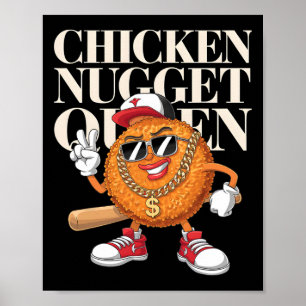 Affiche Reine de nuggets de poulet