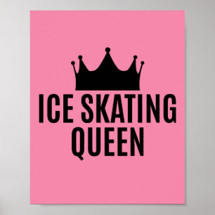Affiche Reine de patinage sur glace - Patinage sur glace