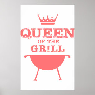 Affiche Reine Du Grill, Rose