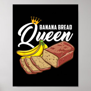 Affiche Reine du pain de banane Banana Bread 