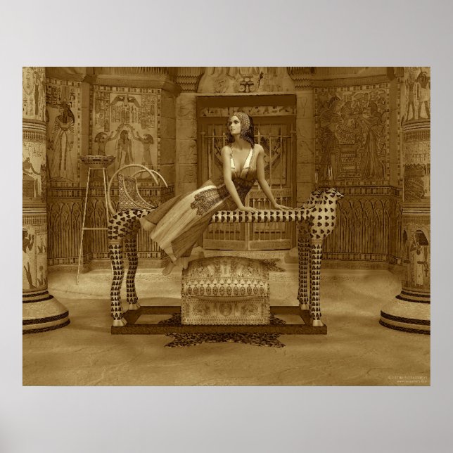 Affiche Reine égyptienne (Devant)