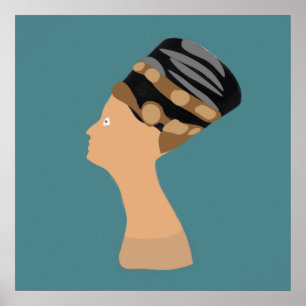 Affiche Reine égyptienne Néfertiti