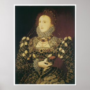 Affiche Reine Elizabeth I, 1575