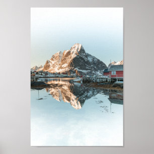 Affiche Reine, îles Lofoten