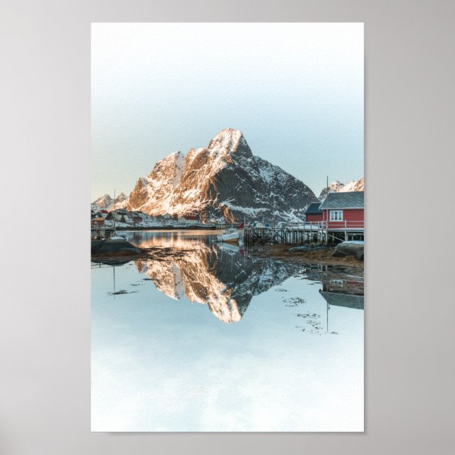 Affiche Reine, îles Lofoten (Devant)