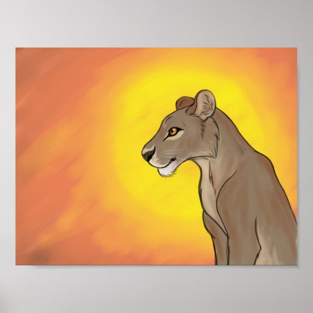 Affiche Reine Lioness (Devant)