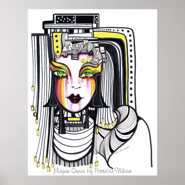 Affiche Reine maya (Devant)