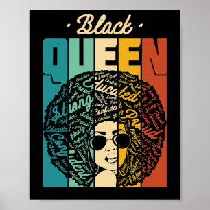 Affiche Reine Noire - Cadeau du Mois de l'Histoire des Noi