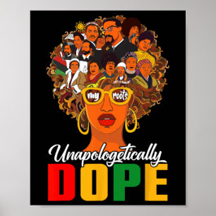 Affiche Reine noire de drogue sans excuses Mois de l'histo