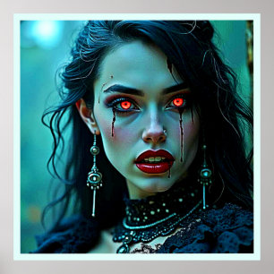 Affiche Reine Vampire : Art de la Ténébreuse Séduction