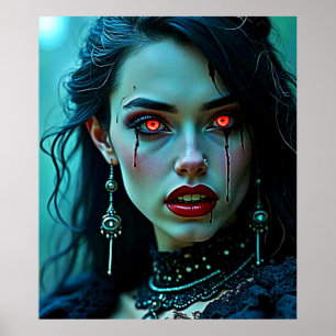 Affiche Reine Vampire : Art de la Tentation Sombre