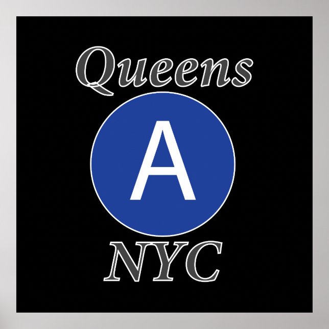 Affiche Reines NYC Train A (Devant)