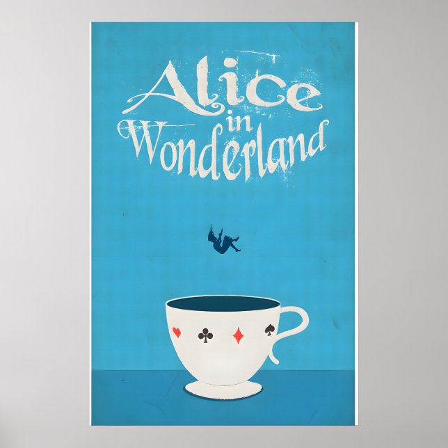 Affiche Réinterprétation de l'impression originale d'Alice (Devant)