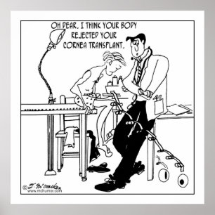 Affiche Rejet de greffe de cornée