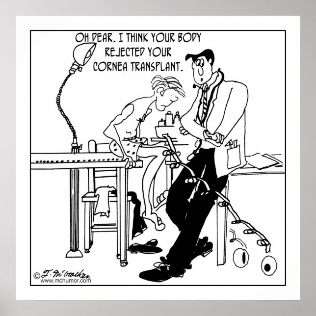 Affiche Rejet de greffe de cornée (Devant)