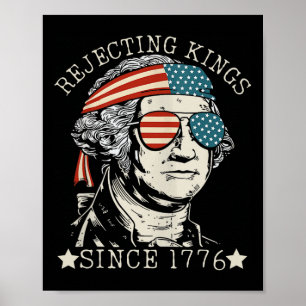 Affiche Rejetant les rois depuis 1776 Nous le peuple Georg