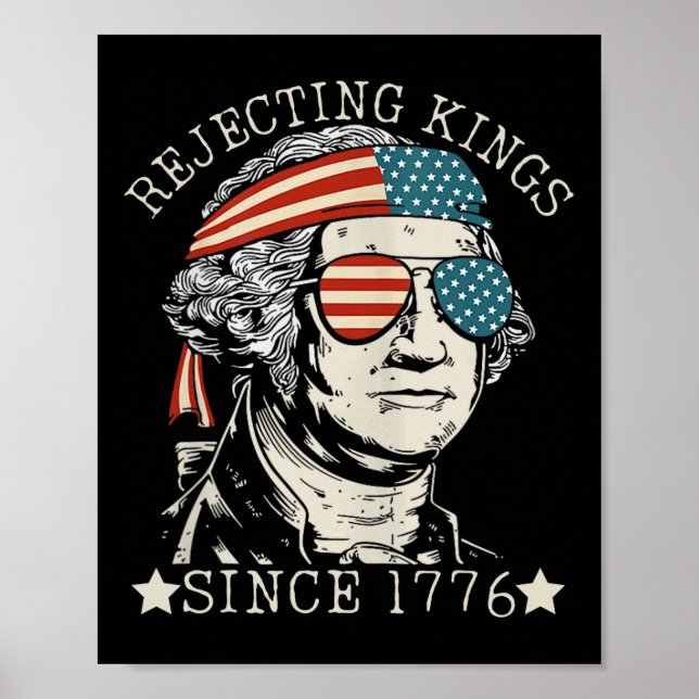 Affiche Rejetant les rois depuis 1776 Nous le peuple Georg (Devant)