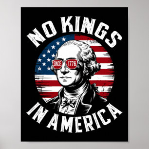 Affiche Rejeter Aucun Rois En Amérique 1776 Résiste À La P