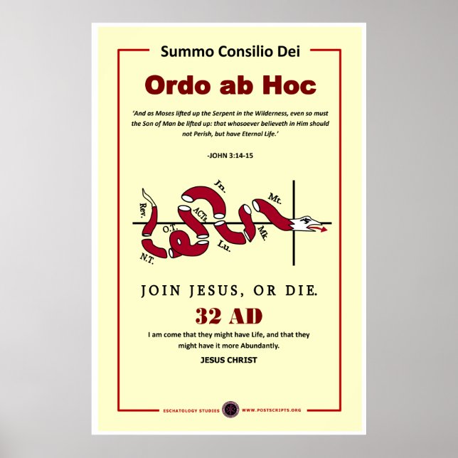 Affiche Rejoignez Jésus ou Mort (Devant)