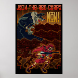 Affiche Rejoignez Le Corps Rouge