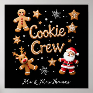 Affiche Rejoignez l'équipe de biscuits Votre Noël ultime