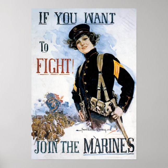 Affiche Rejoignez les Marines (Devant)